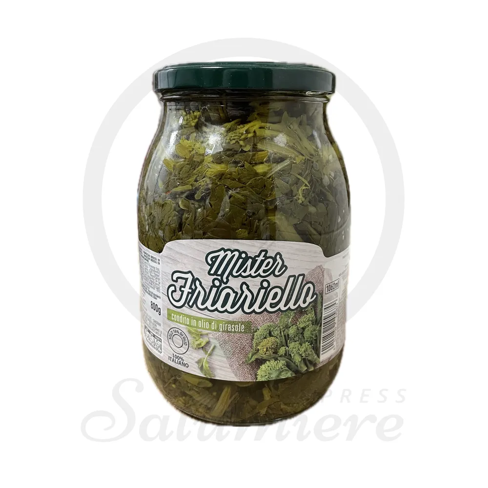 BROCCOLIO FRIARIELLI IN SUNFLOWER OIL O' SOLE E' NAPULE 960 GR